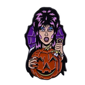 Elvira Mistress of the Dark Enamel Pin Gift